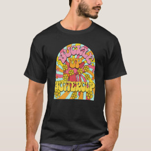 Retro Groovy Buckle Up Buttercup Cowboy Western Co T-Shirt