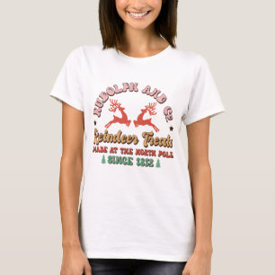 Retro Groovy Christmas Holiday T-Shirt