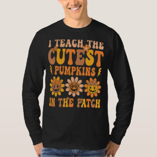Retro Groovy Coolest Pumpkin In The Patch Hallowee T-Shirt