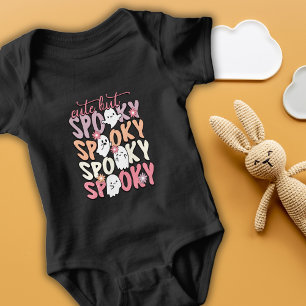 Retro Groovy Cute but Spooky Baby Bodysuit