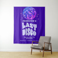 Retro Groovy Disco Bachelorette Weekend Welcome