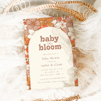 Retro Groovy Floral Baby in Bloom |