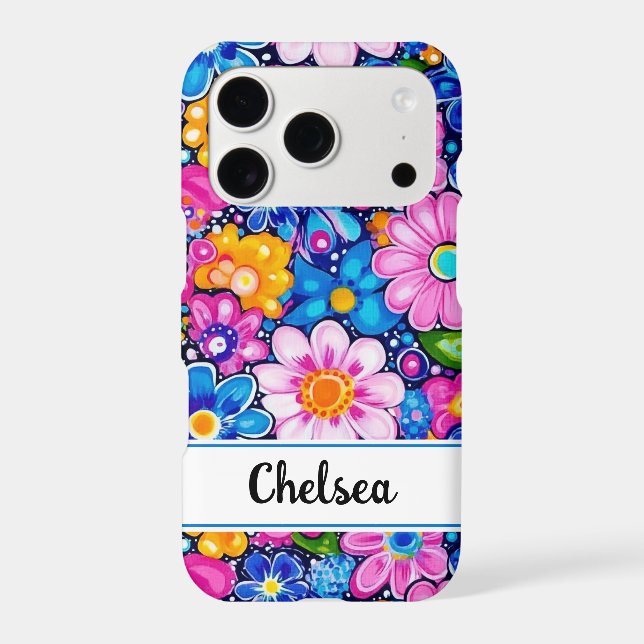 Retro Groovy Floral Personalised (Back)