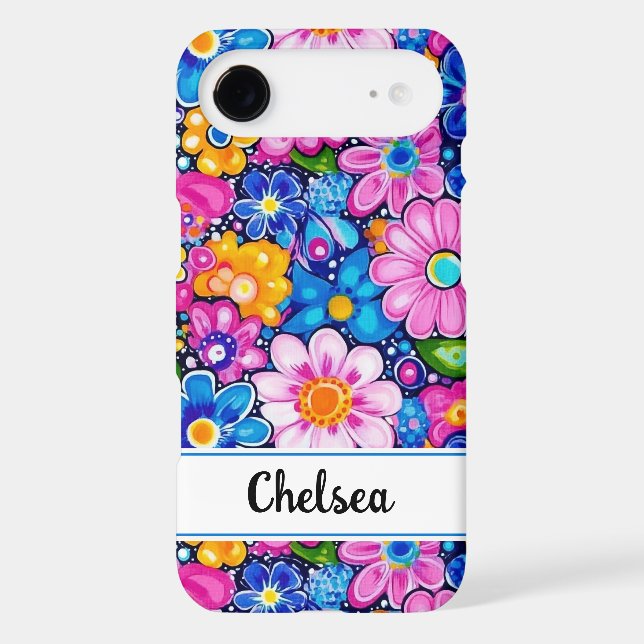 Retro Groovy Floral Personalised (Back)
