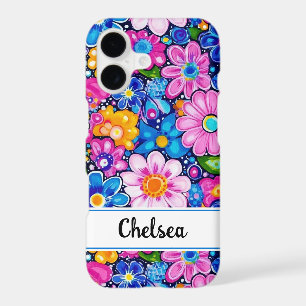 Retro Groovy Floral Personalized