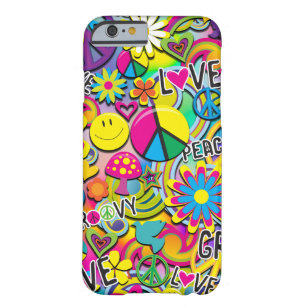 Retro Groovy FUN 60's Sixties Love Colourful Funky Barely There iPhone 6 Case