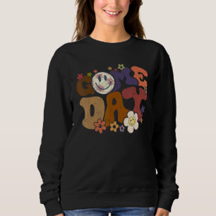 Retro groovy Game Day Soccer season Soccer Mom Sweatshirt