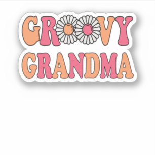 Retro Groovy Grandma Matching Family