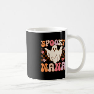 Retro Groovy Halloween Ghost Spooky Nana Costume Coffee Mug