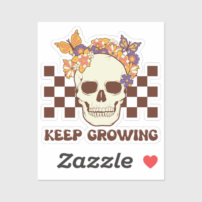 Retro groovy Halloween Keep growing (Sheet)