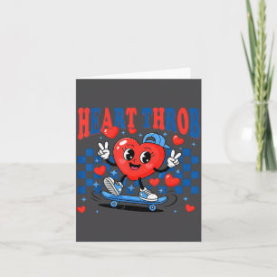 Retro Groovy Heart Throb Valentines Day Toddlers B Card