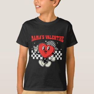 Retro Groovy Heart Throb Valentines Day Toddlers B T-Shirt