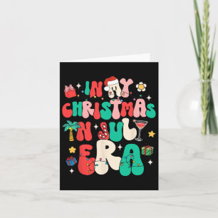 Retro Groovy In My Christmas In July Era Summer Dr Card