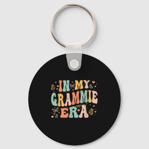 Retro Groovy In My Grammie Era Mother's Day Women Key Ring