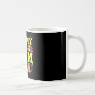 Retro Groovy In My Lacrosse Mum Era Cute Mother's Coffee Mug
