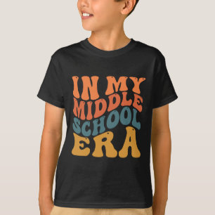 Retro Groovy In My Middle School Era Back To Schoo T-Shirt