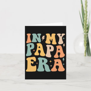Retro Groovy In My Papa Era Father&# s Day  Card