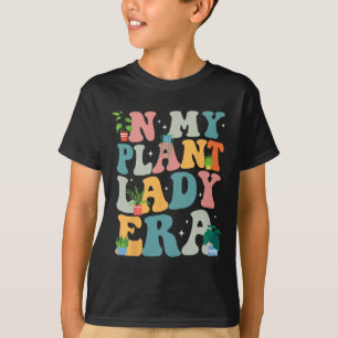 Retro Groovy In My Plant Lady Era Xmas Gardening P T-Shirt