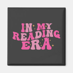 Retro Groovy In My Reading Era  Magnet