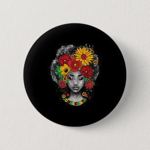 Retro Groovy Juneteenth Free-ish Since 1865 Freedo 6 Cm Round Badge