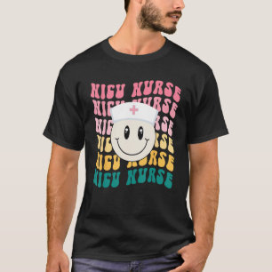 Retro Groovy NICU Nurse T-Shirt