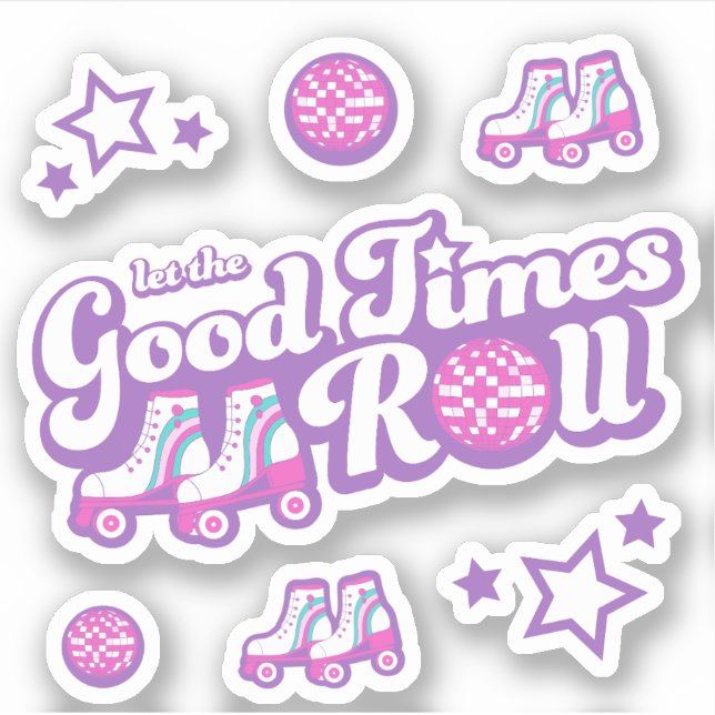 Retro Groovy Roller Disco Collection  (Front)