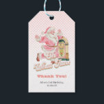 Retro Groovy Santa Claus-Christmas Party Thank You Gift Tags<br><div class="desc">Say "thank you" with some serious retro style! These Retro Groovy Santa Claus Christmas Party Thank You Gift Tags are the perfect finishing touch for your holiday presents and party favours. Featuring a cheerful, vintage-inspired Santa and a fun "Thank You" message, these tags are sure to bring a smile to...</div>