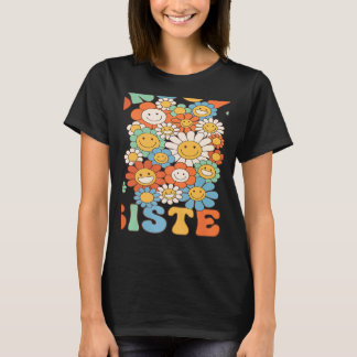 Retro Groovy Sister Groovy Birthday Party Matching T-Shirt