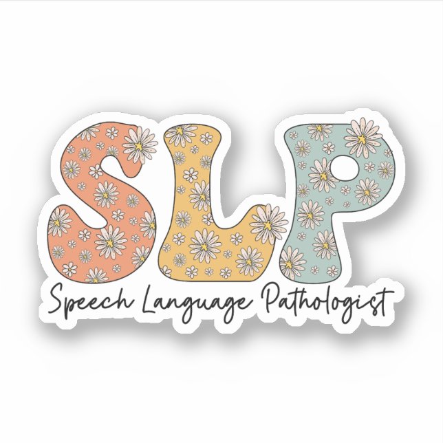 Retro Groovy Speech Language Pathologist SLP (Front)