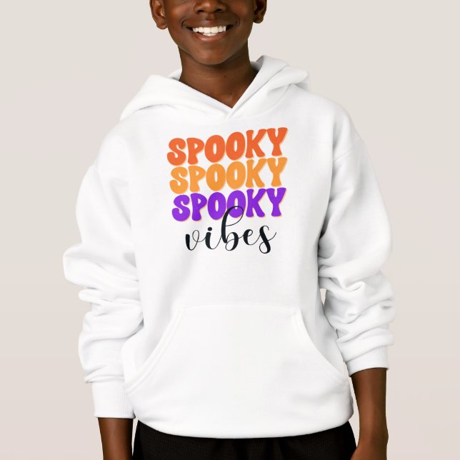 Retro Groovy Spooky Vibes Vintage Halloween (Front)