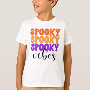 Retro Groovy Spooky Vibes Vintage Halloween T-Shirt