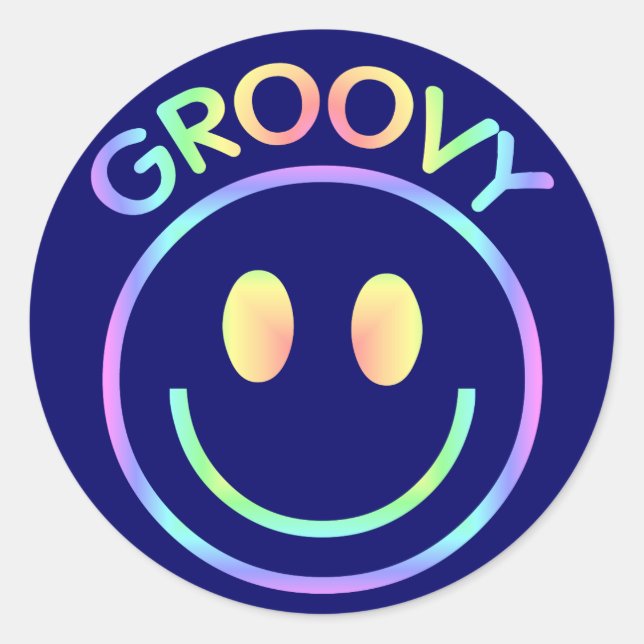 Retro Groovy Stickers (Front)