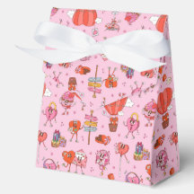 Retro Groovy Valentine Cartoons