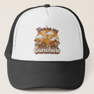 Retro Groovy You're my Sunshine Trucker Hat