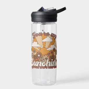 Retro Groovy You're my Sunshine Water Bottle