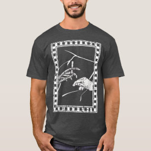 Retro Grunge Aesthetic EGirl EBoy Smoking Skeleton T-Shirt