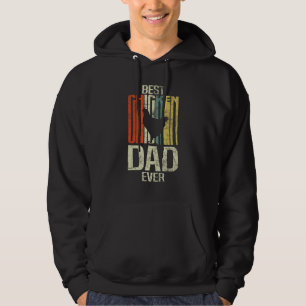 Retro grunge farmer best chicken dad ever hoodie