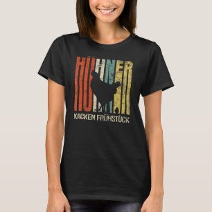 Retro Grunge Farmers Chickens Packing Breakfast Ch T-Shirt