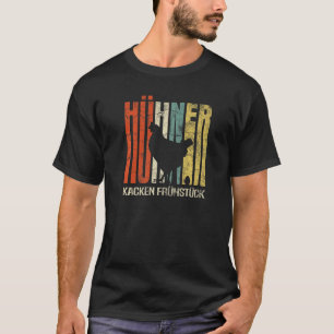 Retro Grunge Farmers Chickens Packing Breakfast Ch T-Shirt