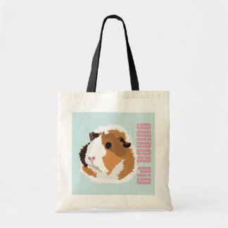 Retro Guinea Pig 'Elsie' Shopping Bag