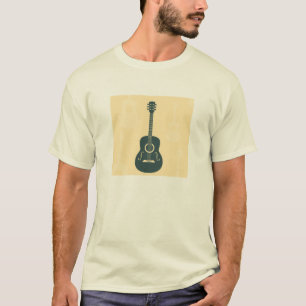 Retro guitar acoustic music T-Shirt