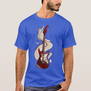 Retro Guitar Gift Guitarist Rock Concert Festival T-Shirt