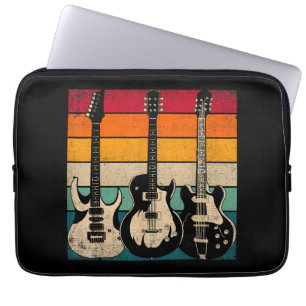 Retro Guitar  Laptop Sleeve