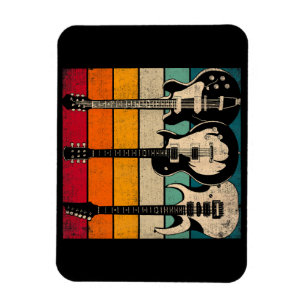 Retro Guitar Magnet