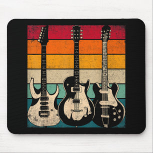 Retro Guitar Mouse Pad