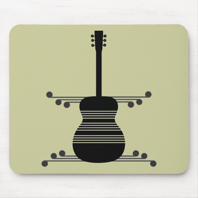 Retro Guitar Mousepad (Front)