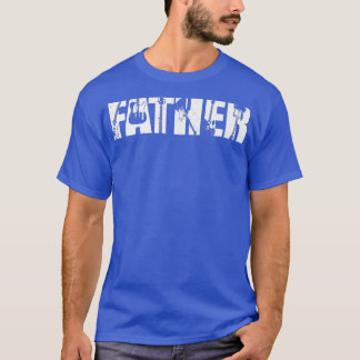 Retro Guitarist Father Father Guitar Father's Day  T-Shirt