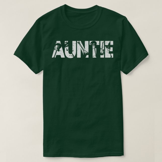 Retro Guitarist Mother Auntie Guitar Mother's Day  T-Shirt (Design Front)