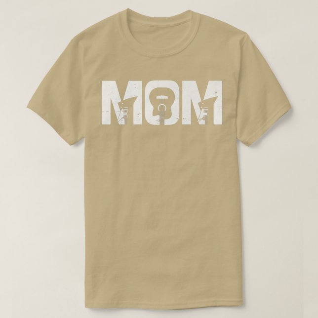 Retro Guitarist Mother Mom Guitar Mothers Day Musi T-Shirt (Design Front)