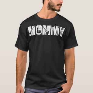 Retro Guitarist Mother Mummy Guitar Mother's Day M T-Shirt